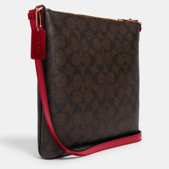 New) File Bag In Signature Canvas - Picture 10 of 12